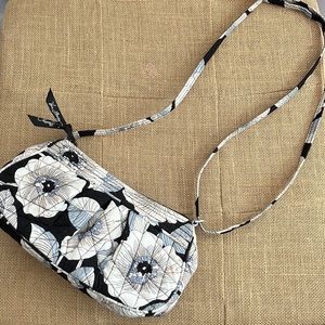 small neutral floral purse